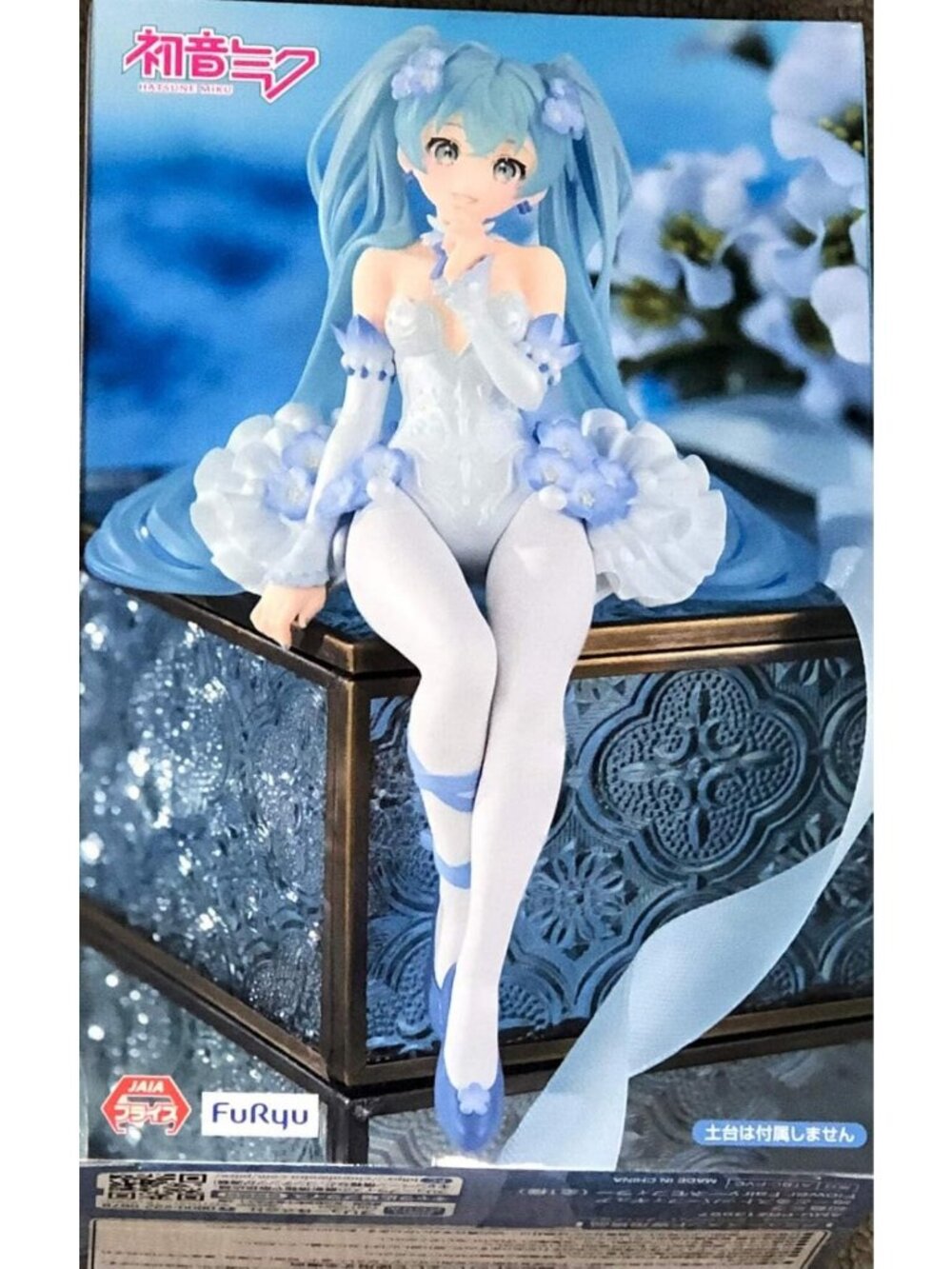 Anime Noodle Stopper Figure - Hatsune Miku & Flower Fairy Nemophila Collectible